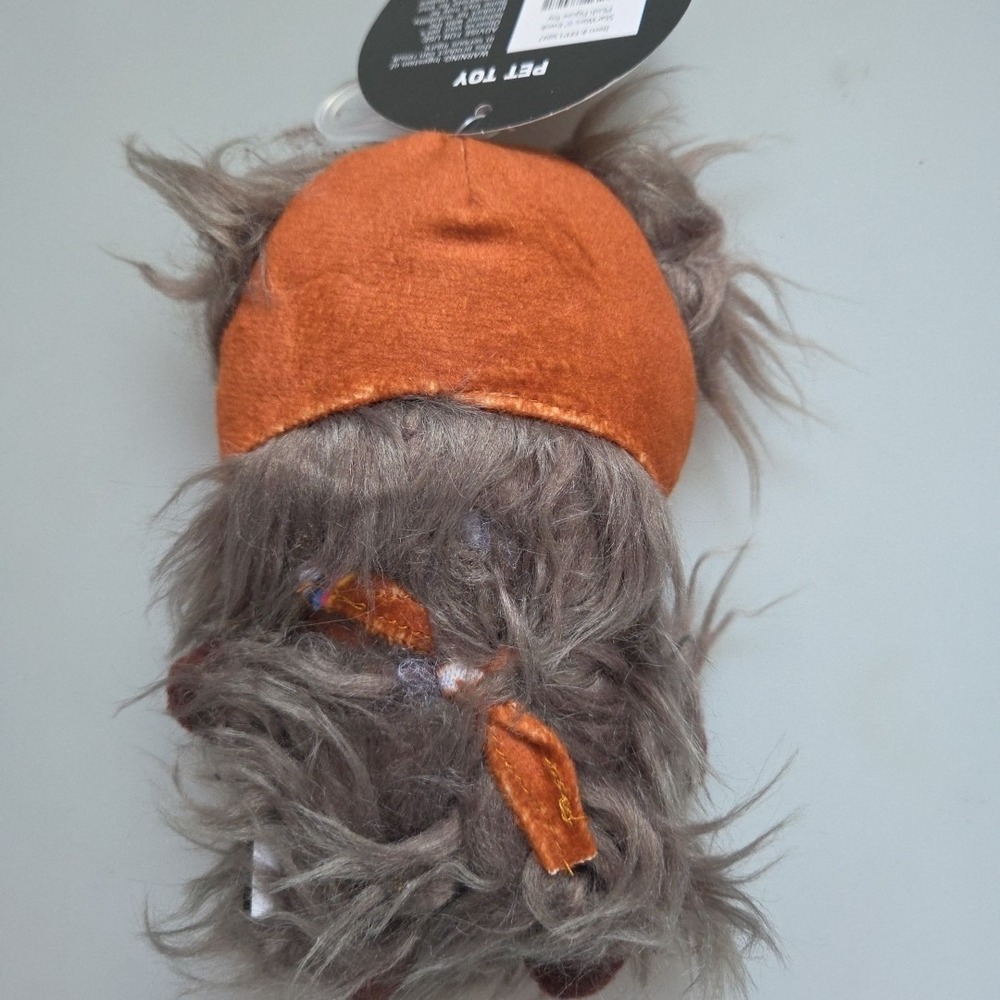 Ewok Plush Squeak Toy 6" Star Wars Disney Dog Toy Fetch Toy Brand New with Tag - Picture 2 of 3